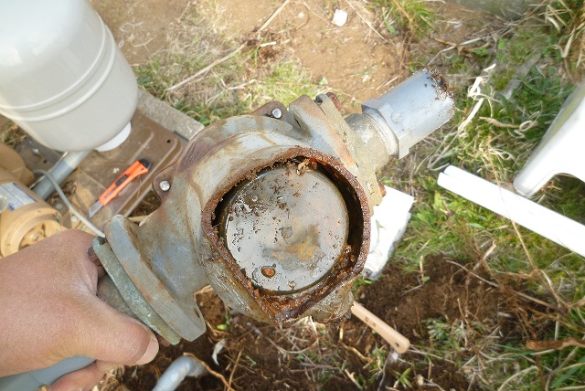 井戸修理その6｜砂こし器トラブル