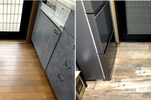 【夫婦DIY】キッチン床を2万円でリフォーム！床下収納もフラット化したリアル施工記