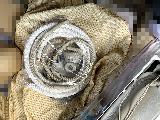 今回使ったフレア加工済み3m配管セット。結果的にこの長さで正解でした。